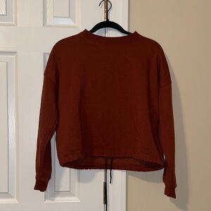 Women's Mountain and Isles Rust Brown Sweatshirt